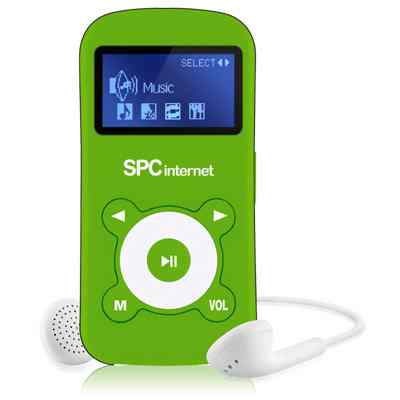 Spc Reproductor Mp3 4gb  Pant1 8214v Verde